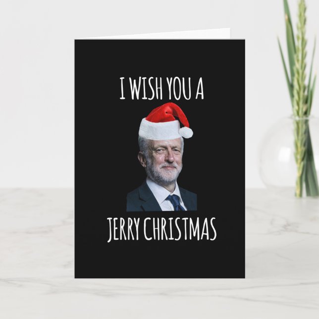 Ich wünsche dir ein Jerry Christmas Jeremy Corbyn Karte (Vorderseite)