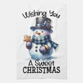 Ich wünsche dir ein schönes Weihnachtsfest Geschirrtuch