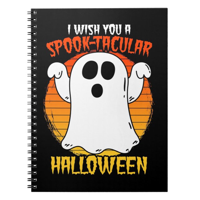 Ich wünsche dir ein Spooktacular Halloween Notizblock (Vorderseite)