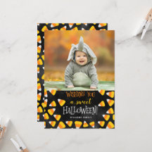 Ich wünsche dir ein süßes Halloween-Foto-Cards