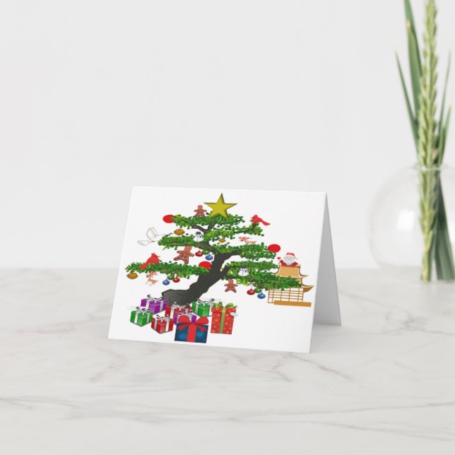 Ich wünsche dir ein Zen Weihnachten! Karte (Vorderseite)