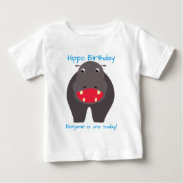 Ich wünsche dir einen Hippo-Geburtstag! Baby T-shirt