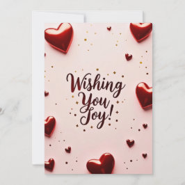 Ich wünsche dir Freude Einladung