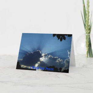 Ich wünsche dir Frieden Karte