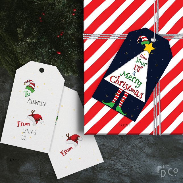 Ich wünsche dir frohe Weihnachten. Geschenkanhänger (Von Creator hochgeladen)