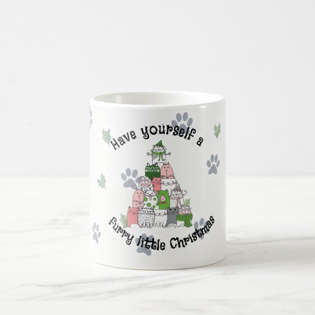 Ich wünsche Ihnen ein bisschen frohe Weihnachten Kaffeetasse (Mittel)
