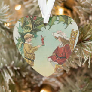 Ich wünsche Ihnen ein frohes Weihnachtsfest - Vint Ornament
