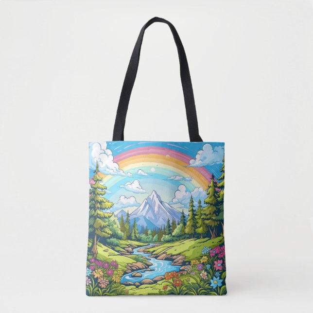 Ich wünsche Ihnen einen schönen Tag Tasche (Vorderseite)