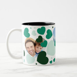 Ich wünsche Ihnen einen schönen Vater! Zweifarbige Tasse
