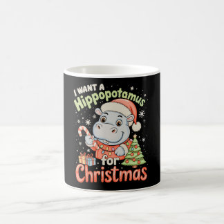 Ich wünsche mir einen Nilpferd zu Weihnachten Nilp Kaffeetasse
