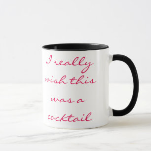 Ich wünsche wirklich, dass dieses ein Cocktail wa Tasse