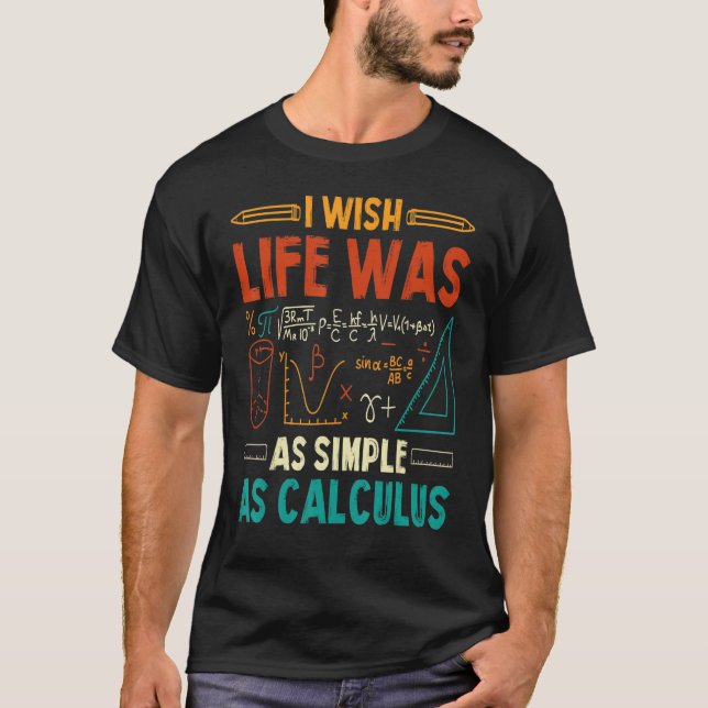 Ich wünschte, das Leben wäre so einfach wie die Ma T-Shirt (Vorderseite)