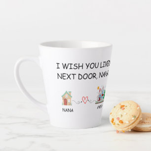 Ich wünschte, du lebtest an der nächsten Tasse