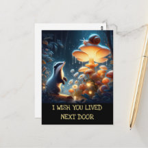 Ich wünschte, du wohnst neben Badger Snail Mushroo