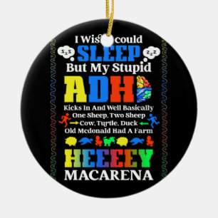 Ich wünschte, ich könnte schlafen, aber mein dumme keramik ornament