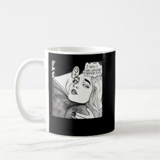 Ich wünschte, ich schaue mir Kriminalitätsdateien Kaffeetasse