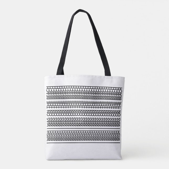 Ich wünschte, ich wäre am Strand Versteckter Text  Tasche (Rückseite)