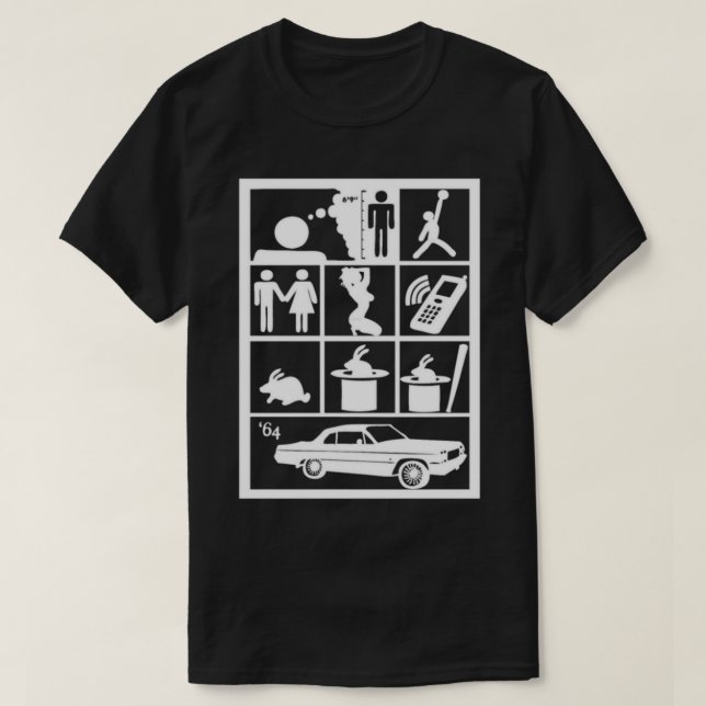 Ich wünschte, ich wäre ein bisschen größer als der T-Shirt (Design vorne)