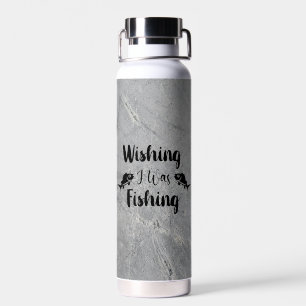 Ich wünschte, ich wäre ein lustiges Zitat Trinkflasche
