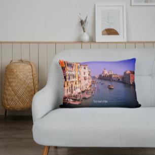 Ich wünschte, ich wäre in Venedig, Italien Urlaub Dekokissen