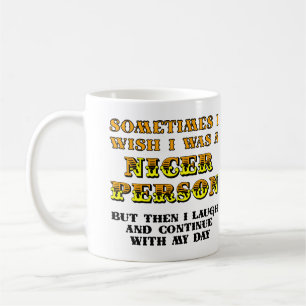 Ich wünschte, ich wäre nackter Funny Mug oder Reis Kaffeetasse