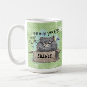 Ich wünschte, mehr Menschen wären fließend Kaffeetasse