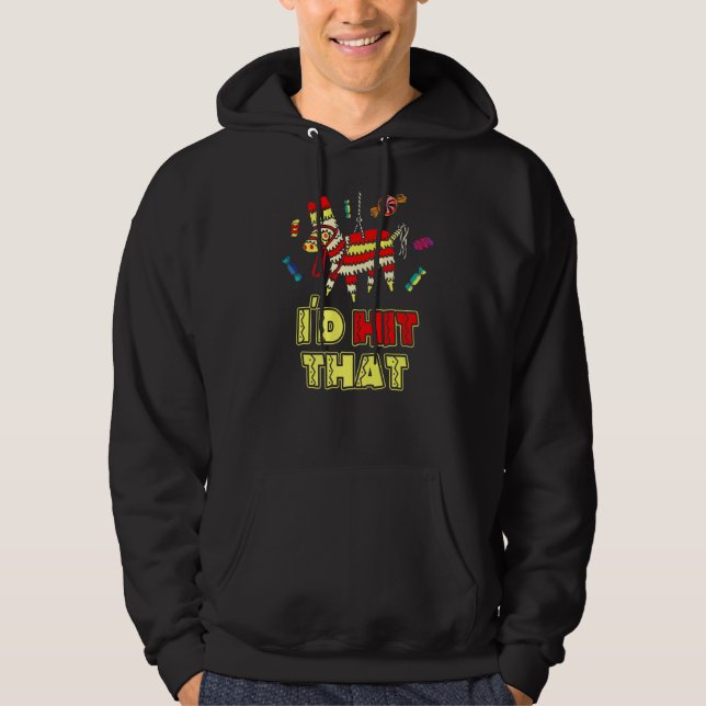 Ich würde das Pinata Ideas Kostüm für Cinco de Ma  Hoodie (Vorderseite)