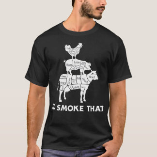 Ich würde das rauchen - GRILLEN lustiges Geschenk T-Shirt