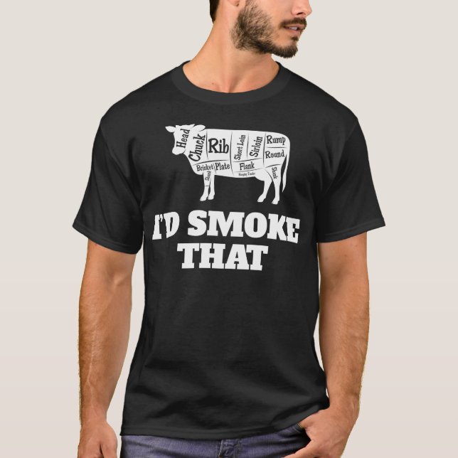 Ich würde das rauchen - Meat Smoker Angepasst Scoo T-Shirt (Vorderseite)
