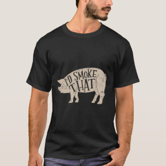Ich würde das Schweinchen Grillen Grillen Hoodie r T-Shirt