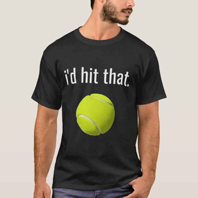 Ich würde das Tennis Shirt Funny Tennis Geschenk s (Vorderseite)