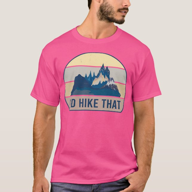 Ich würde das Wandern aktiv steigern T-Shirt (Vorderseite)