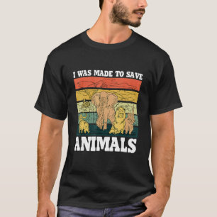 Ich wurde dazu gebracht, Tierschutz Retten T-Shirt