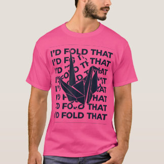 Ich würde den Papierkran falten, der den Ursprung T-Shirt