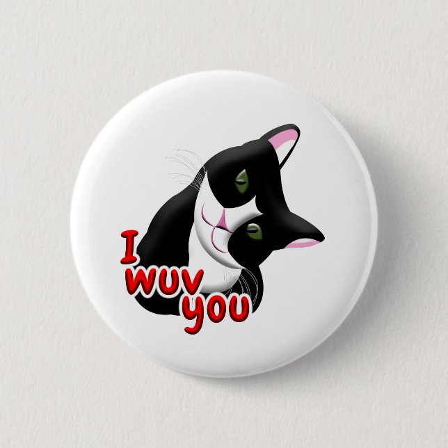 Ich würde dich Cat haben lassen Button (Vorderseite)