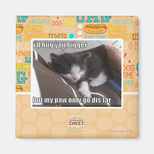 Ich würde dich größer umarmen magnet (Vorne)