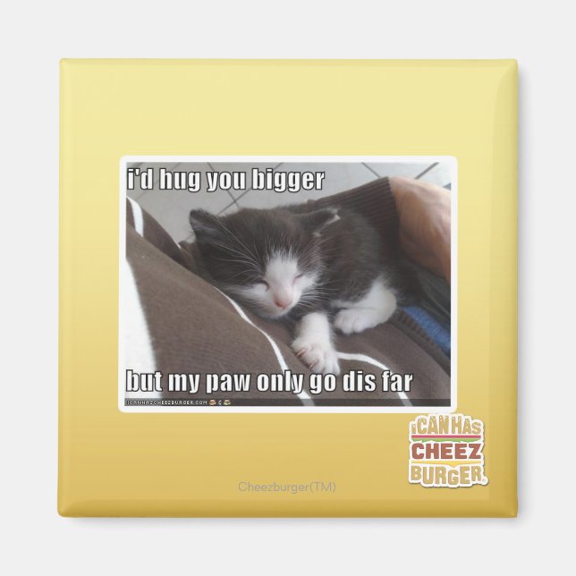 Ich würde dich größer umarmen magnet (Vorne)