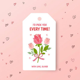 Ich würde dich jedes Mal wählen Valentinsgeschenk- Geschenkanhänger