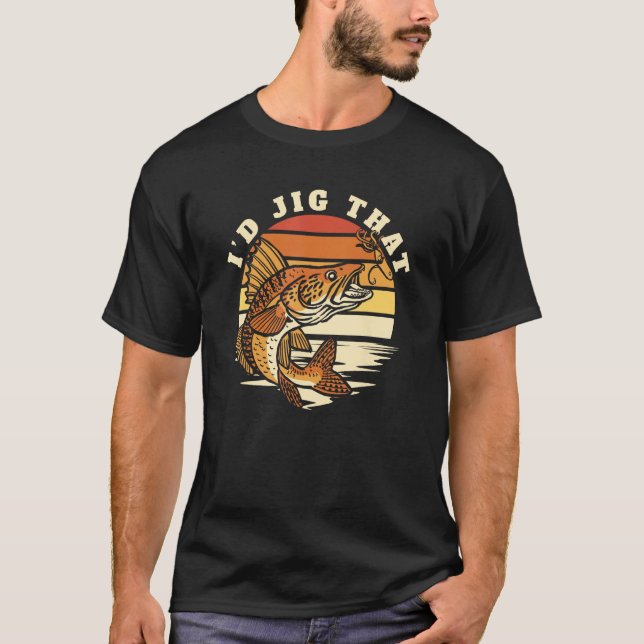 Ich würde diese Angelhaken Köder Zander Experte Wa T-Shirt (Vorderseite)
