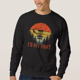 Ich würde diese Disk Golf Retro Frisbee Disk Sport Sweatshirt