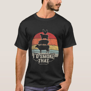 Ich würde diese Grillen von Nutztieren rauchen T-Shirt