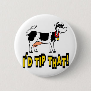 Ich würde diese Kuh spitzen Button