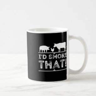 Ich würde diese lustige Grillen rauchen, die Barbe Kaffeetasse
