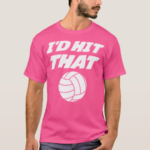 Ich würde diesen lustigen Volleyball für Volleybal T-Shirt