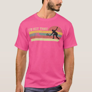 Ich würde diesen Racquetball-Motivationsschläger S T-Shirt