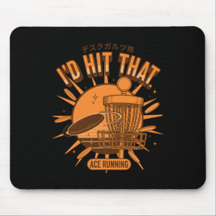 Ich würde dieses Ass treffen, während ich Discgolf Mousepad