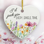 Ich würde dir Wildblume Personalisiert Meadow Flor Keramik Ornament<br><div class="desc">Hübsche Wildblume Ornament personalisiert auf der Rückseite und mit einem Buchstaben "Ich wähle Sie jeden Single. Zeit. Einfach das Gefühl zu ändern, um einen besonderen Freund, ein romantisches Geschenk für Ihre Ehefrau oder sogar einen Vorschlag für eine Brautjungfrau Anzug oder Dankeschön. Das Design umfasst zarte Blume in Rosa Orange und...</div>