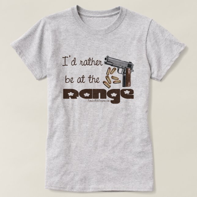 Ich würde eher an der Strecke - 2. Änderungs-Shirt T-Shirt (Design vorne)