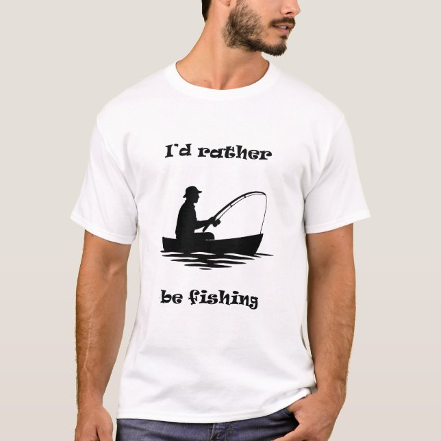 Ich würde eher angeln T-Shirt (Vorderseite)