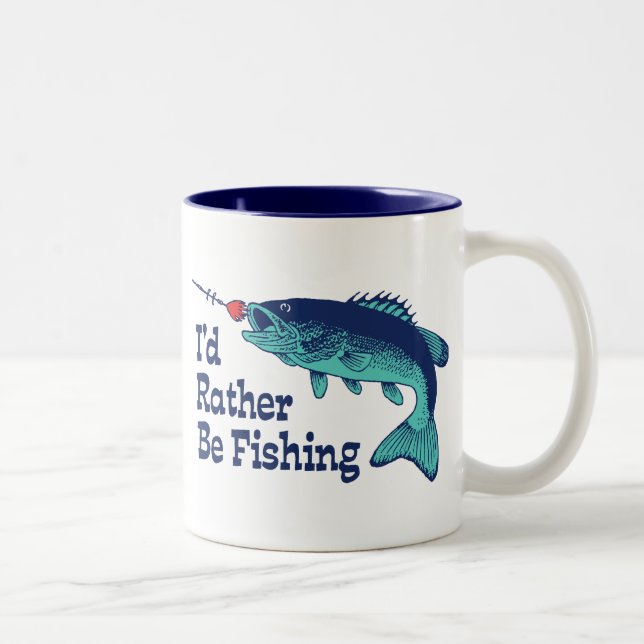 Ich würde eher angeln zweifarbige tasse (Rechts)